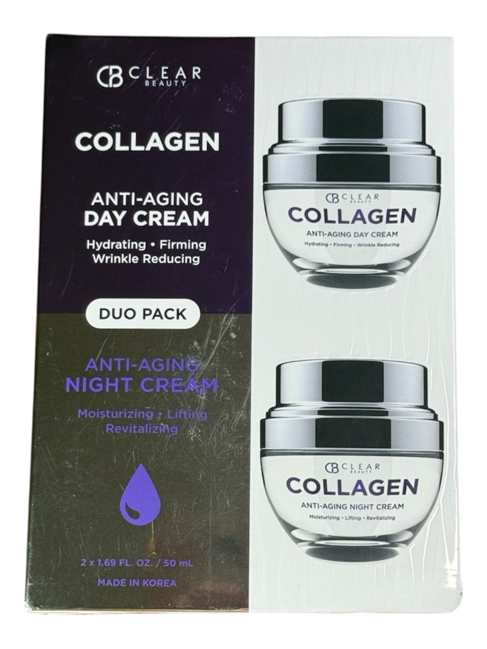 Collagen Anti Aging Day &‎ Night Cream Duo Set New